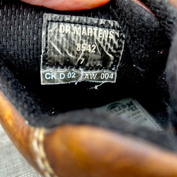Vintage 1990’s Dr. Martens 8542 brown chunky lace up boots - Picture 5 of 7